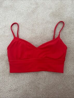 lululemon athletica Red Seamless Bralette